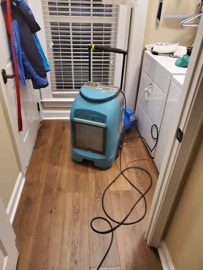 Commercial dehumidifier deployed for Flood Damage Cleanup in Westmoreland